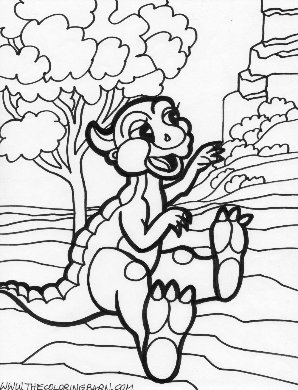 Download Cute Stegosaurus Baby Dinosaur Coloring Pages - Dinosaurs Pictures and Facts