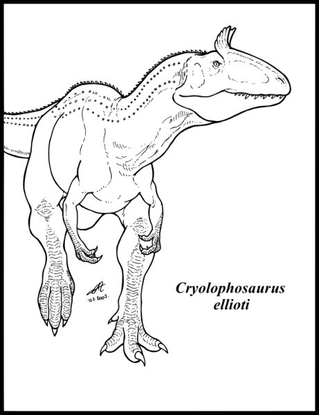 Giganotosaurus Pages Coloring Pages